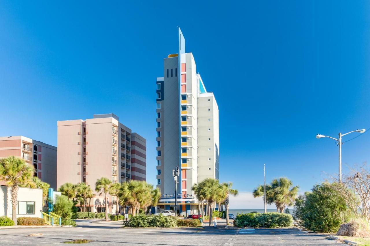 Beachfront Condo In Atlantica Resort With Pool Мертл-Біч Екстер'єр фото